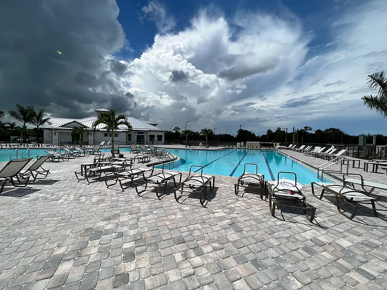 Resort Pool with Tiki Bar, Clubhouse, Private Dining, Golf, Tennis, Bocce, Pickleball, more