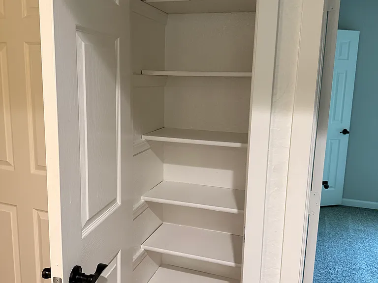 Hallway linen closet