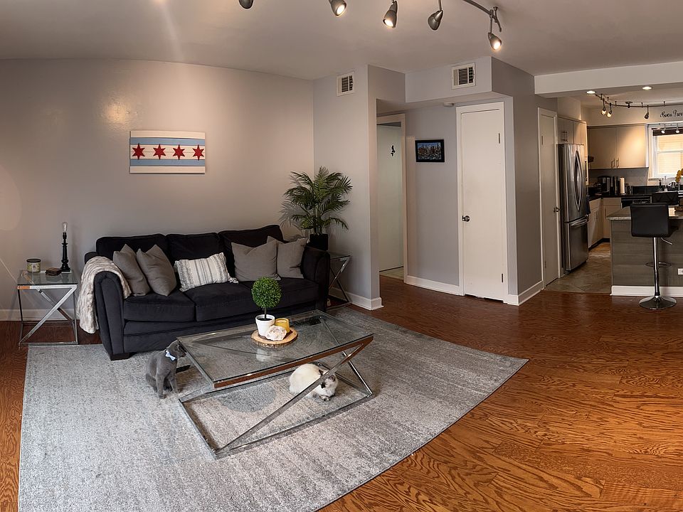 Newer hardwood floors as well as thick sound proof balcony doors