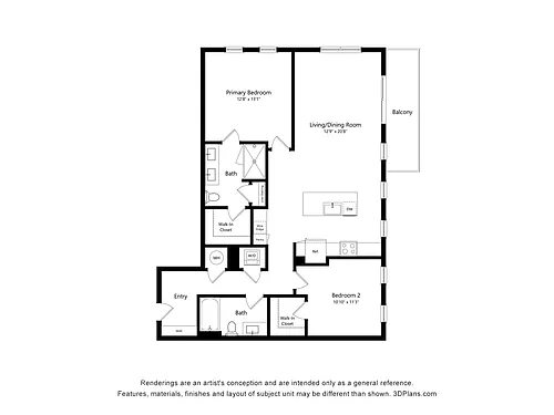 Floor plan B3