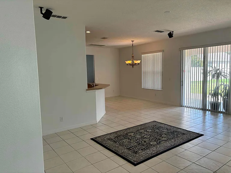 Family room with access to back patio