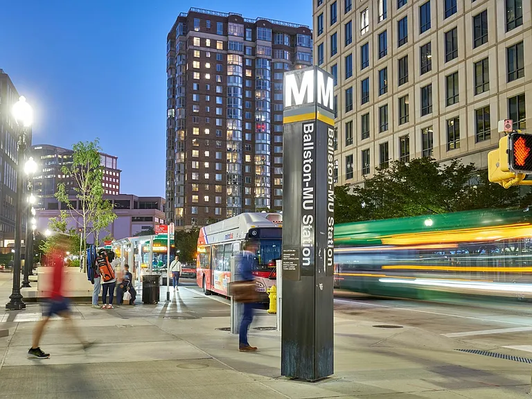 Moments From the Ballston-MU Metro Station