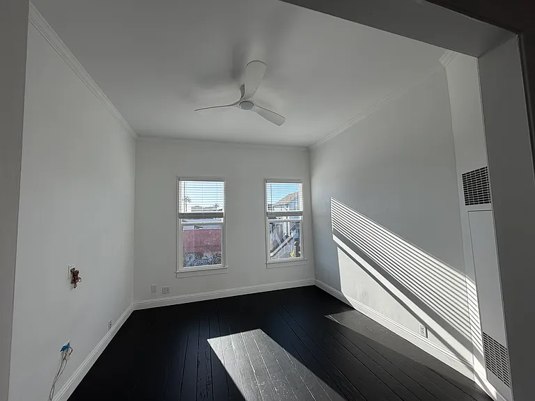 Living Room with a Built-In Cable Management Opening, Ready to Conceal TV Cords for a Clean, Organized Look.
