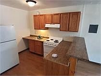 This is NOT the actual kitchen but is from another apartment that was remodeled at the same time