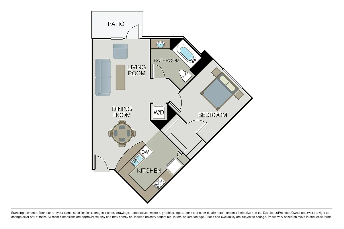 Floor plan Plan 1C