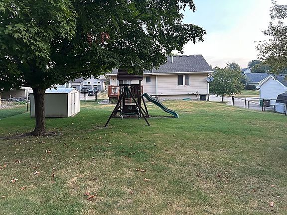 Back yard view from fence 