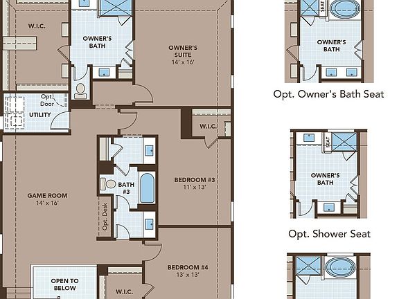 Tahiti Second Floor Plan