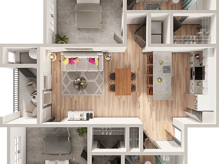 Wesley Village - B1 Floor Plan Wesley Village - B1 Floor Plan