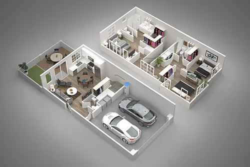 Floor plan 3 Bed /2.5 Bath