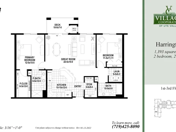 Harrington Plan, Village Cooperative of Ute Valley (Active Adults 55+)