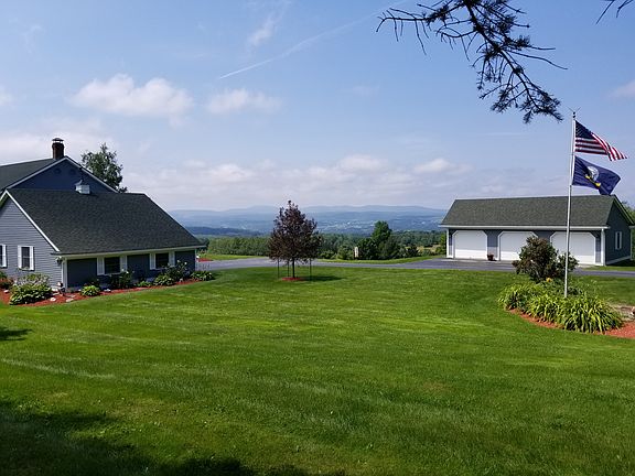 View from top of hill