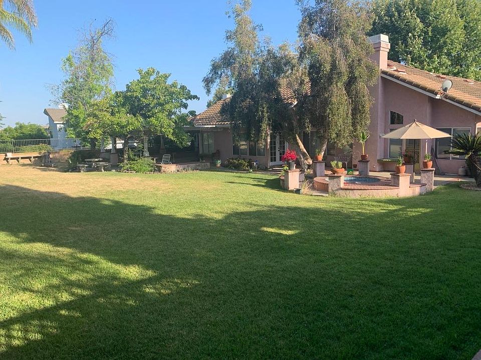 Large flat grassy backyard