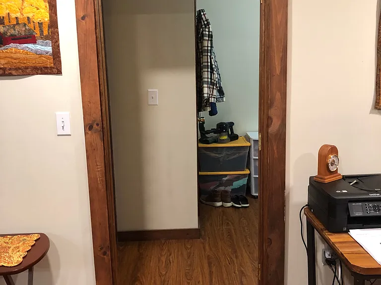 Entrance to both bedrooms