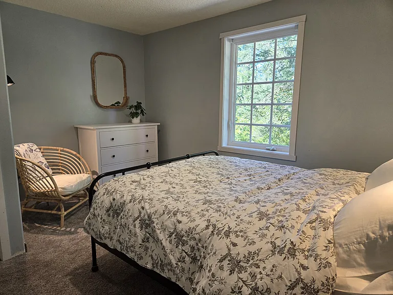 Second-floor bedroom 3 with queen bed