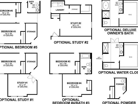 Fairfield First Floor Options