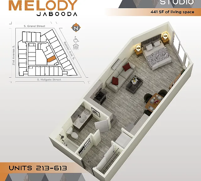 Melody Jabooda Apartments — Photo 76