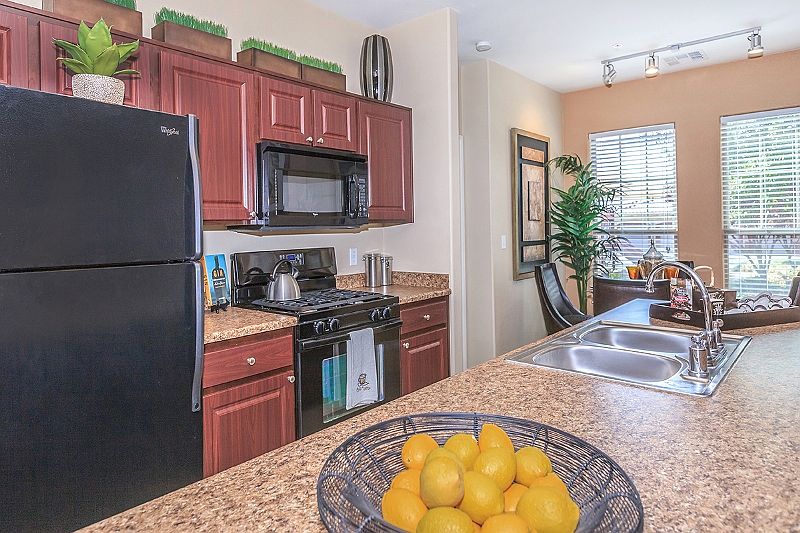 Classically inspired Kitchens at Sonata Apartments