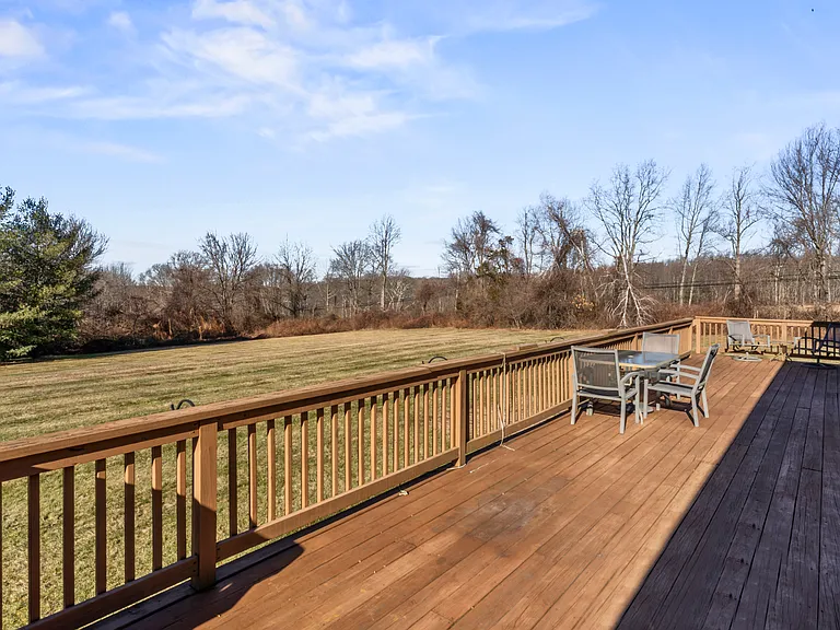 View from the deck facing North