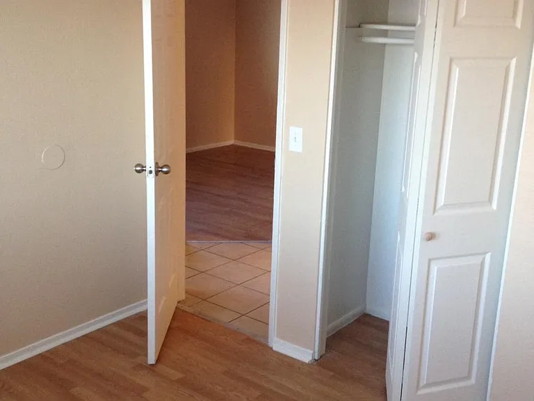 bedroom 3 and new bifold closet door