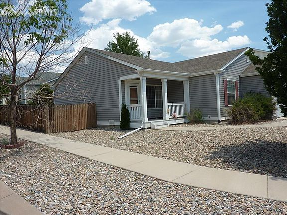 Xeriscaped front yard.