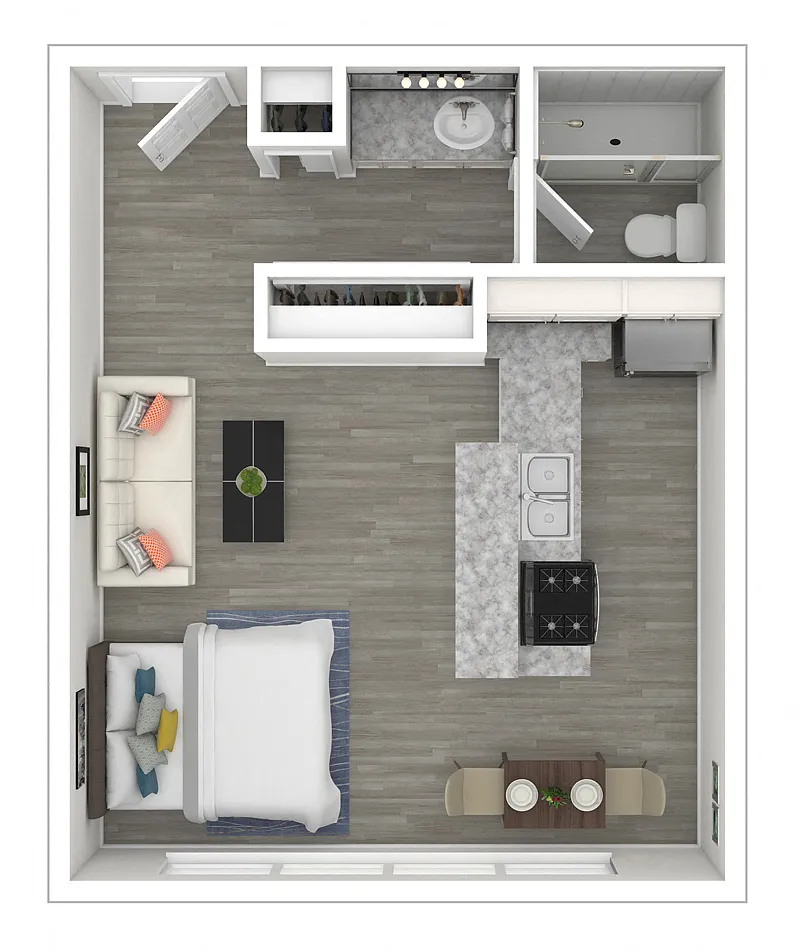 Floor plan Studio