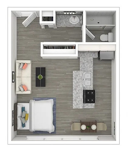Floor plan Studio