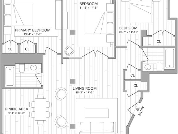 2nd image of 79 Clifton Pl APT 1A