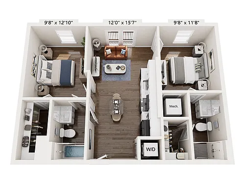 Floor plan B21R