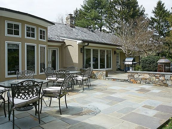        rear slate patio