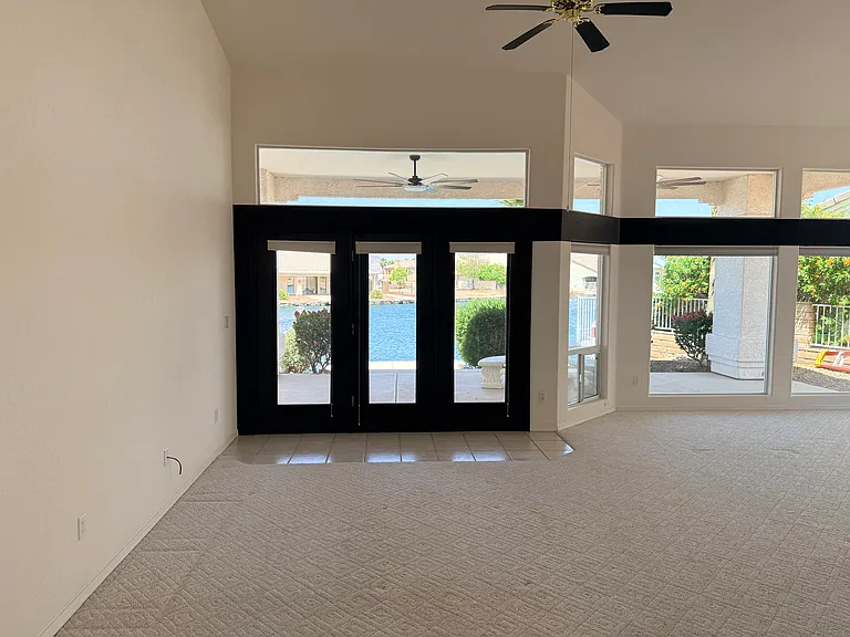 Living and dining areas. Open floor plan