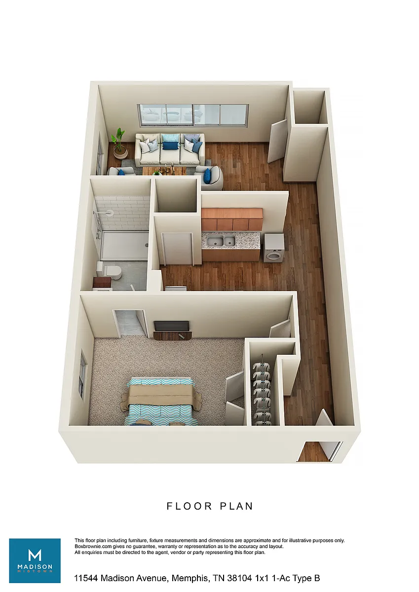 Floor plan 1X1