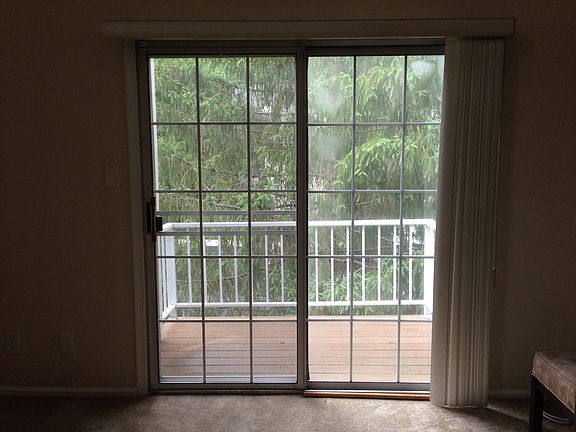 Balcony with storage closet