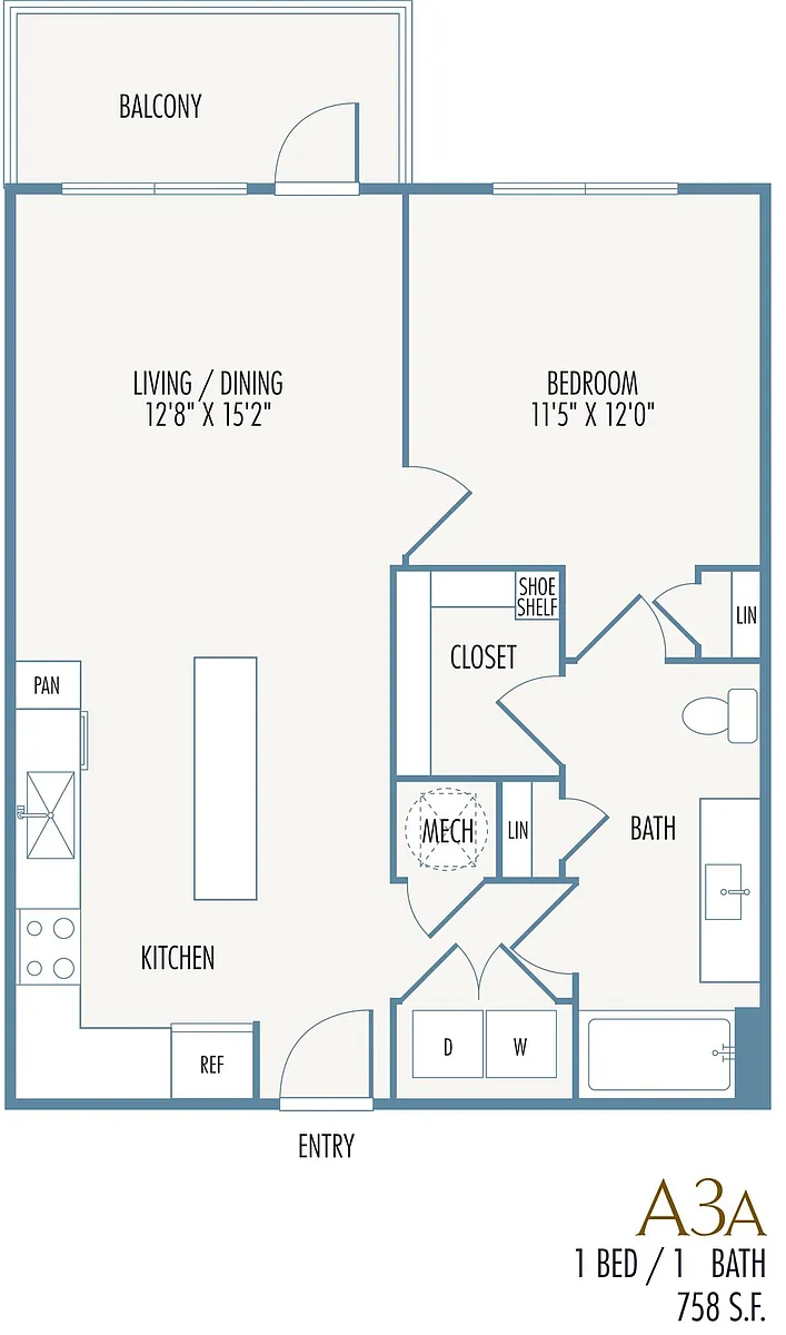 Floor plan A3a
