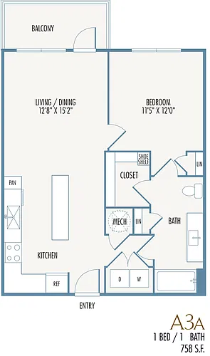 Floor plan A3a