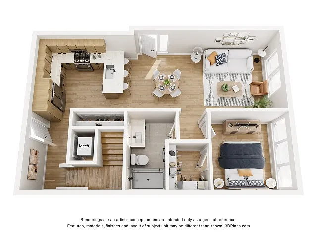 Floor plan Townhome C2
