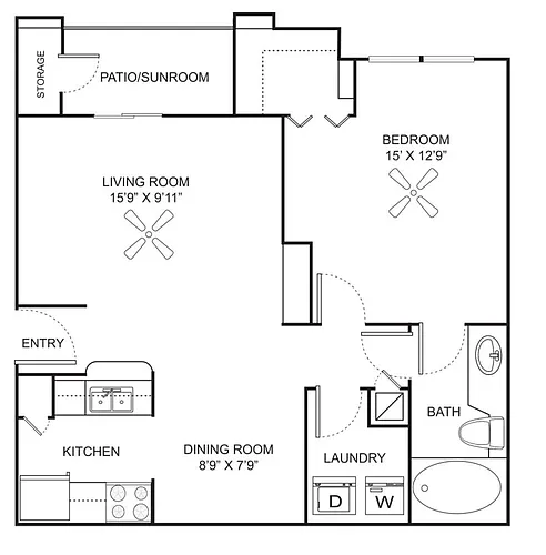 Floor plan A1R