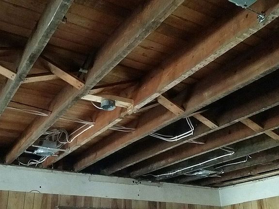 Living room new wiring