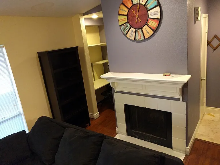 Office nook in the corner
