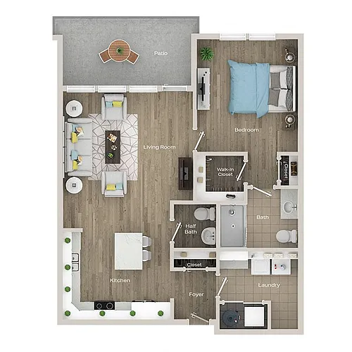 Floor plan Collins Renovated