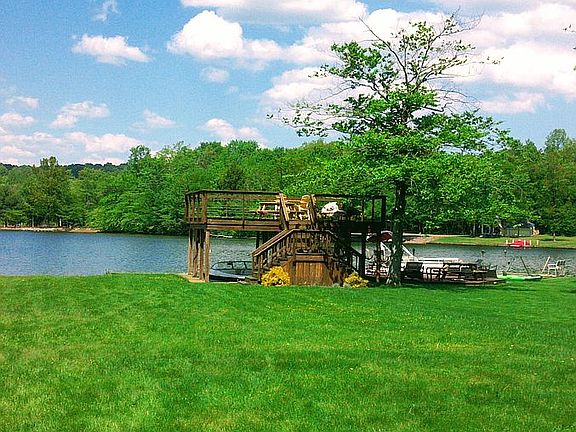 view of dock from house