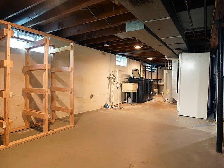 Unfinished Side of Basement