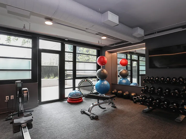 Building's fitness center