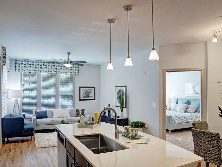 Kitchen and Living Room