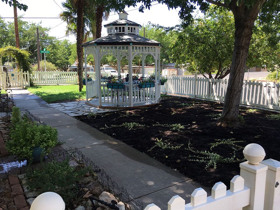 Gazebo in front yard