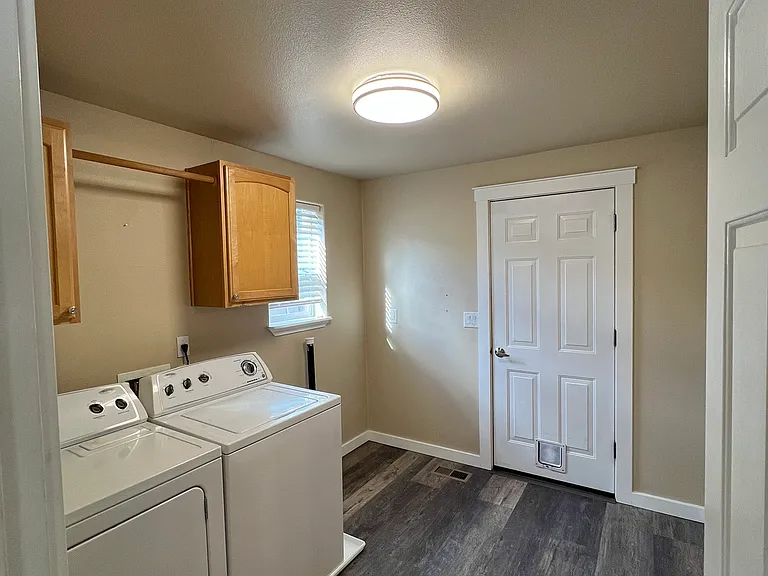 Laundry room.