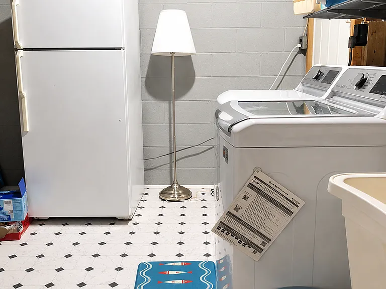 You have an extra refrigerator in the basement.