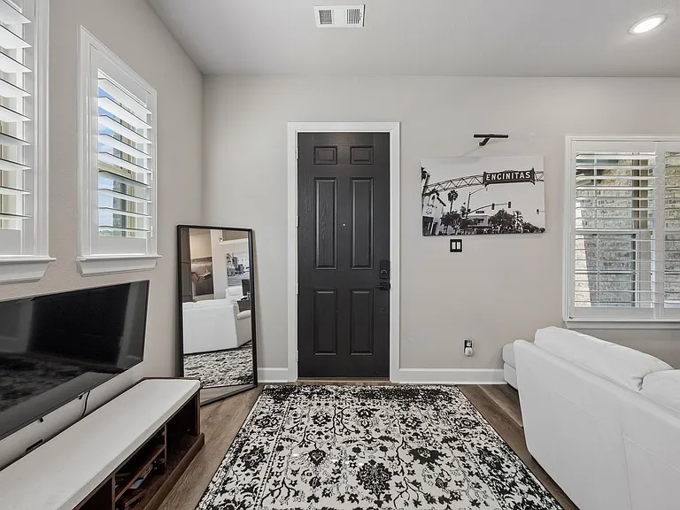 8" entry door/ mud area. Plantation Shutters throughout