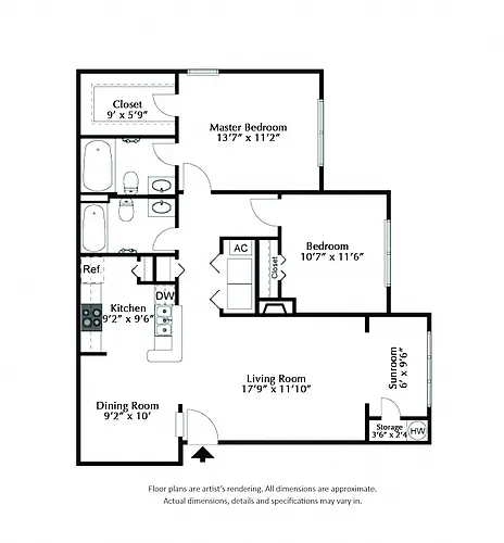 Floor plan THE MAGNOLIA