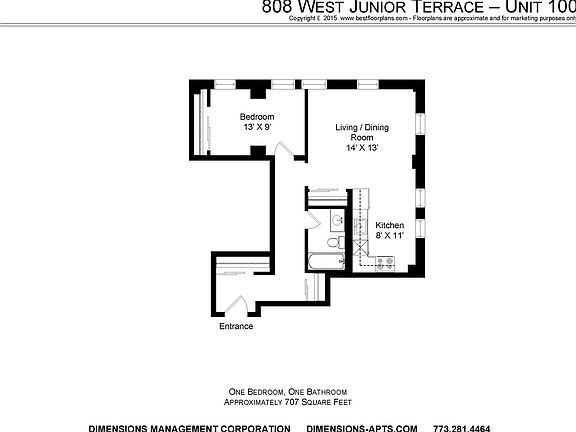 2nd image of 808-12 W Junior Ter #100