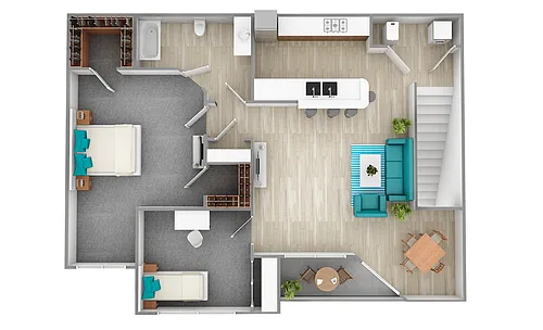 Floor plan B